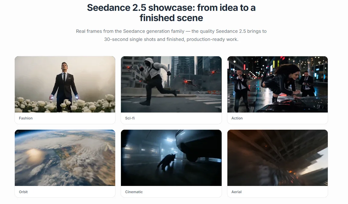 Seedance 2.5— Free Online screenshot 2