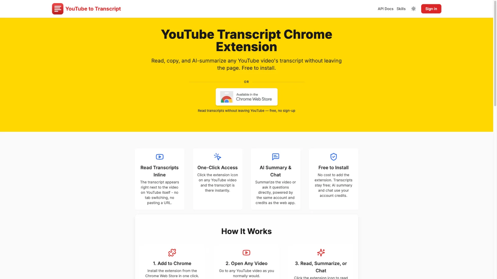 GetYouTubeTranscript screenshot 3