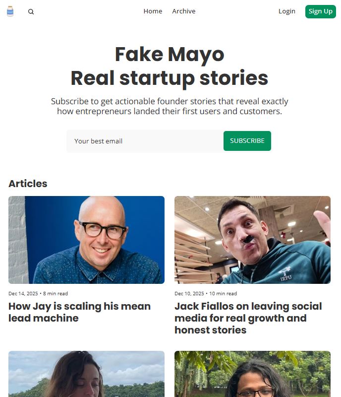 Fake Mayo screenshot 1