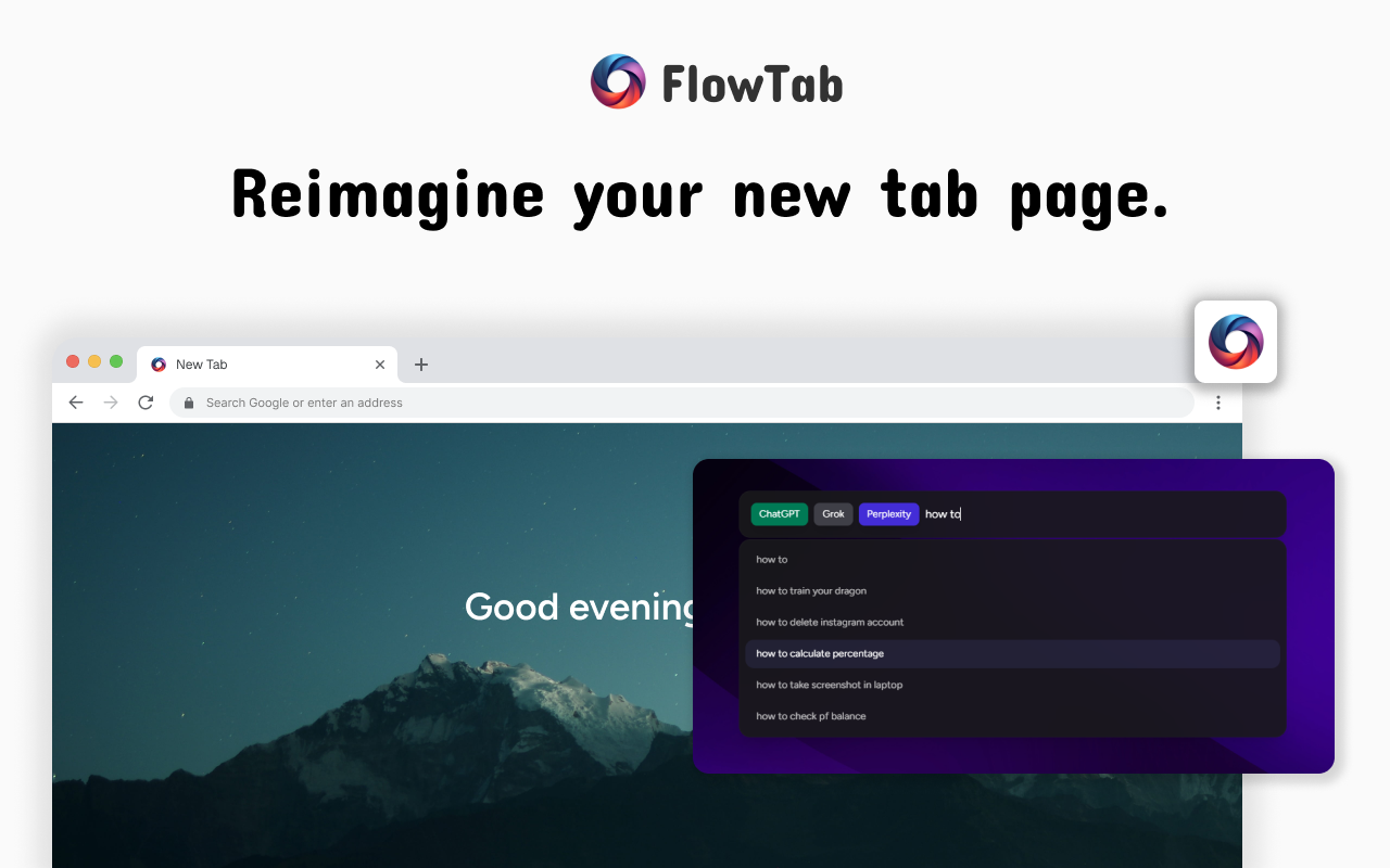 FlowTab screenshot 1