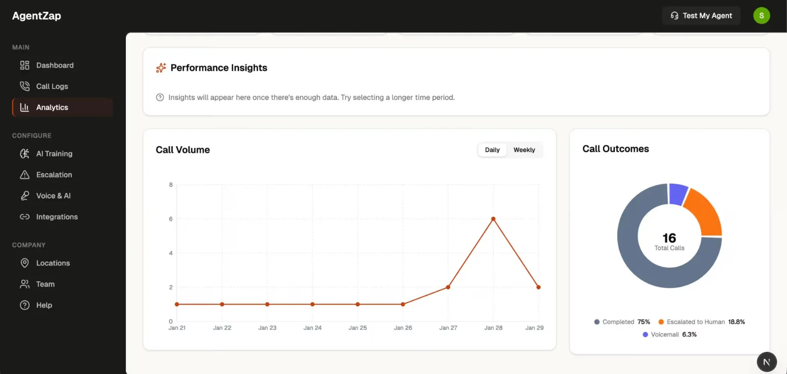 AgentZap.ai screenshot 1