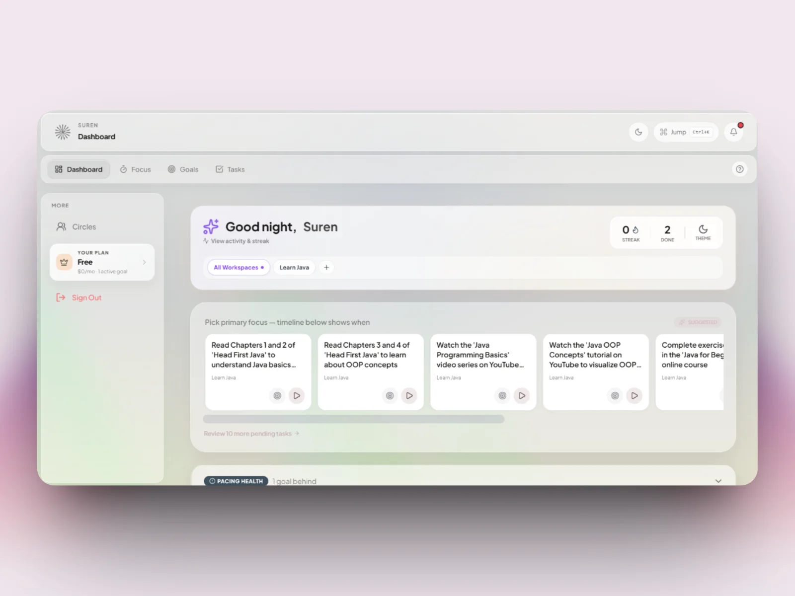 FocusAI screenshot 2
