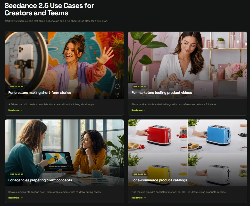 Seedance 2.5 screenshot 2